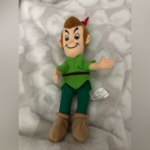 Disney Store Peter Pan Mini Bean Bag Plush 8”